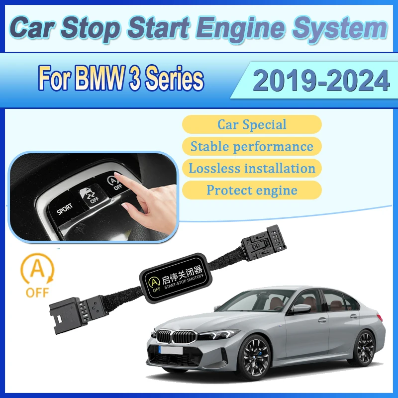 

Car Automatic For BMW 3 Series G20 2019 2020~2024 Stop Start Engine System Off Device Control Sensor Plug Cable Auto Accessories