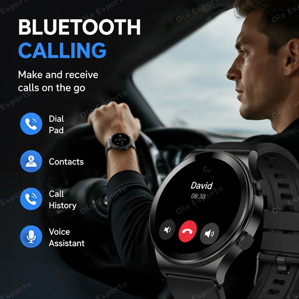 Sports Smart Watch Men Women HD Screen ECG+PPG Bluetooth Call GPS Tracker Heart Rate Monitor IP68 Waterproof SmartWatch Ht22 - view 6