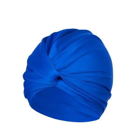 

4Pcs Women's Swim Caps Multi-Layer Ruched Comfortable Soft Stretch Waterproof Swimming Hats for Long Hair Swimming Accessories