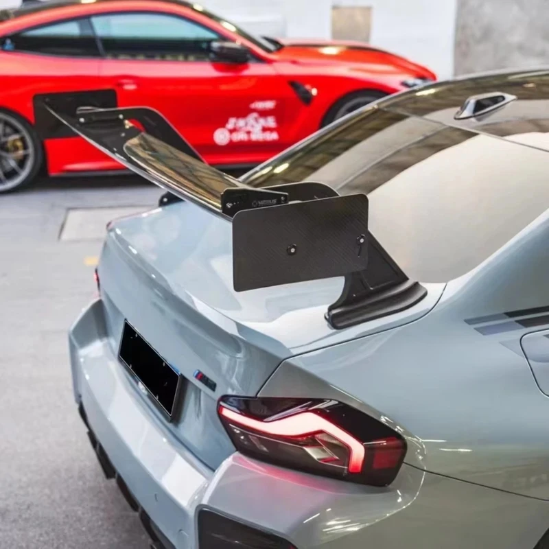 Hot Selling Style Dry Carbon Rear Track Spoiler Wing Fit M2 G87 M3 G80 M4 G82 Auto Body Kit Accessories
