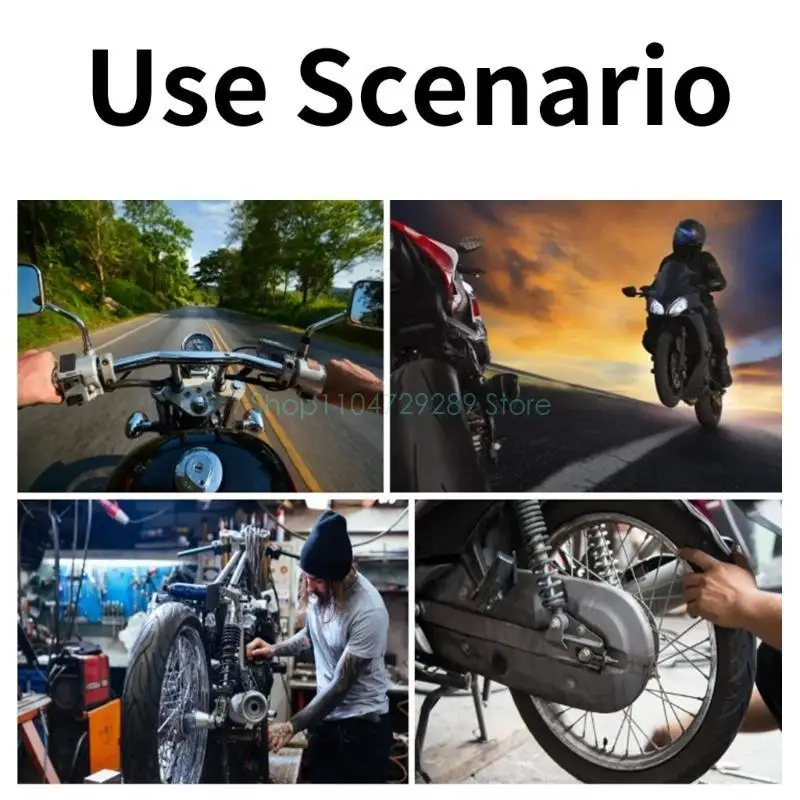 

Waterproof Stop Light Motorcycle Tail Light Replacement Rear Tail Lamp 12V Dustproof Motorbike Accessories