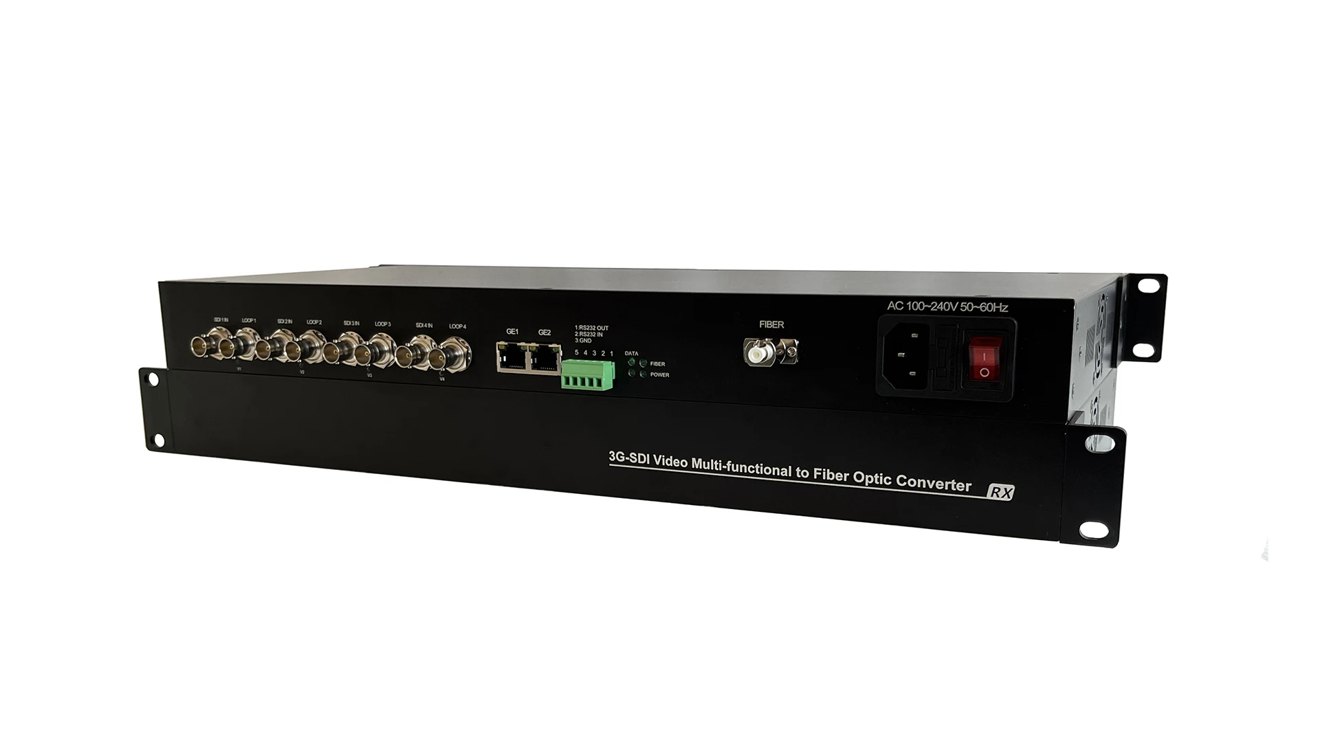 SDI To Fiber Systerm 3G SDI Fiber Video Converter over Fiber up to 20km with RS232 remote