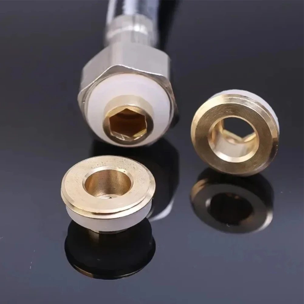 Brass Color Brass Seal Washers 10pcs In Package Constructed From Brass Daily Use Durability Innovative Washer Design