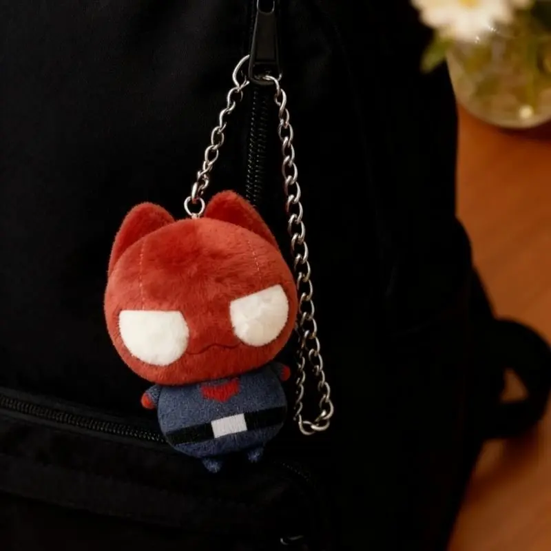 

New Red Headcover Attribute 10cm Plush Doll Jason Todd Red Headed Cat Ultra Soft High Beauty Backpack Pendant