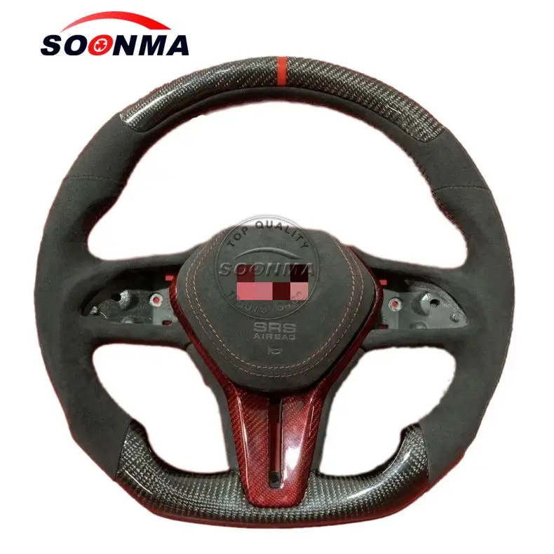 Authentic Carbon Fiber Steering Wheel Popular Fit For Infiniti Q50 Q50L Q70L FX35 QX60 G37 Without Button