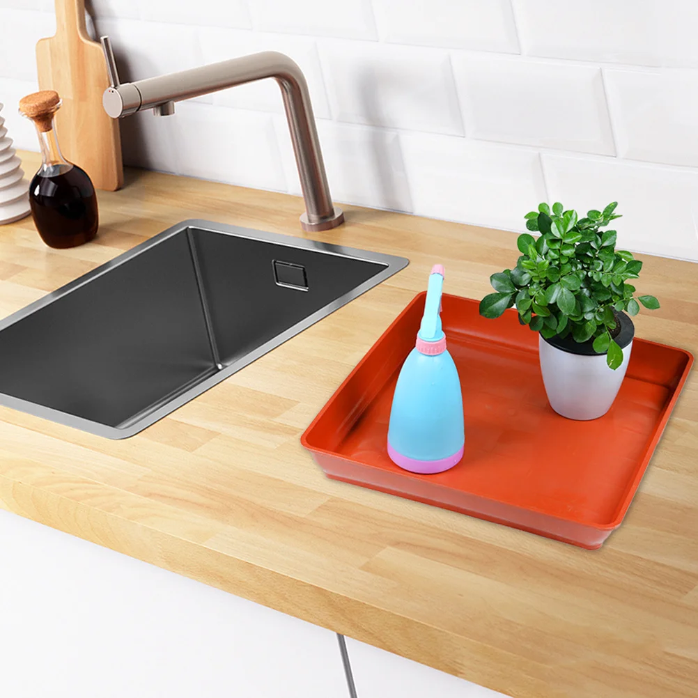 

15Pcs Plant Drainage Trays Plastic Flower Pot Saucers for Indoor Outdoor Gardens Waterproof Floor Protector Dishes