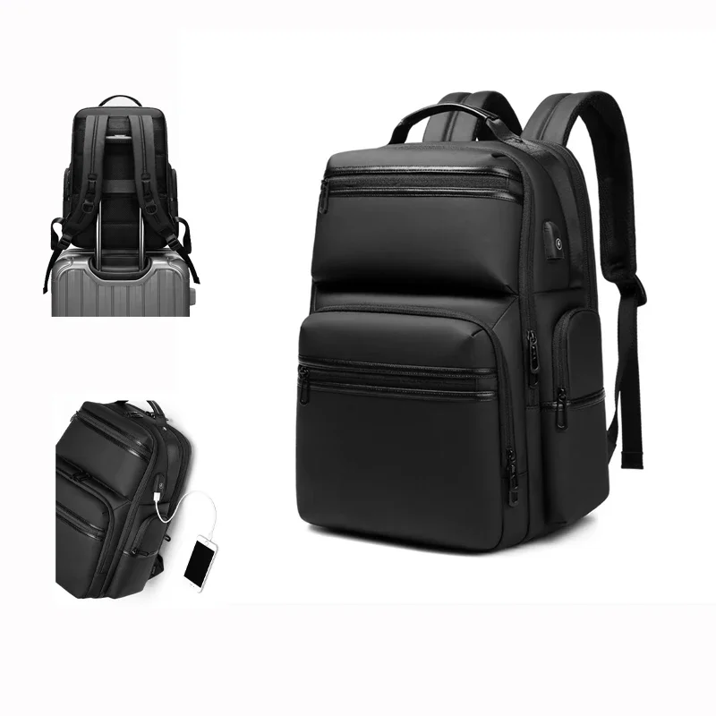 

Large Capacity Children's Schoolbag New Casual Simple Student Backpack School Travel Unisex with USB Laptop Backpack