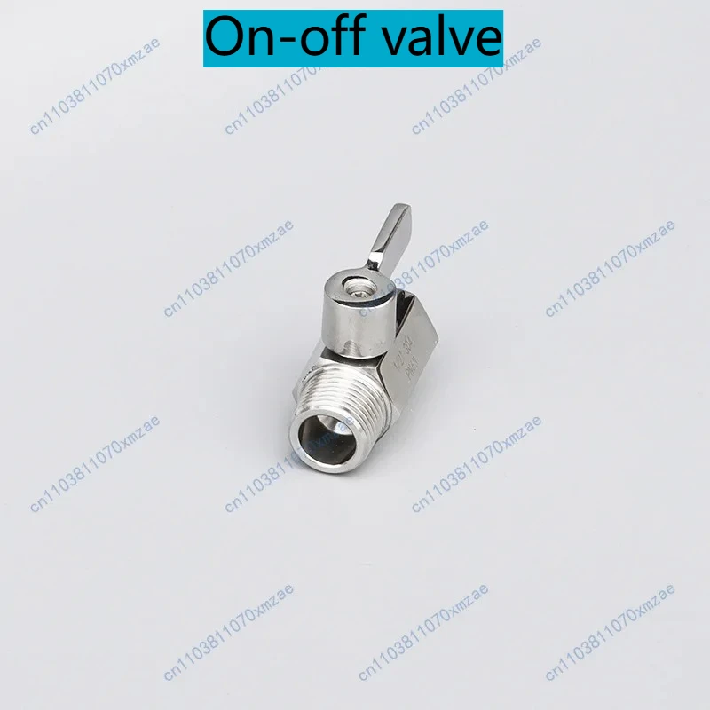

3pcs 304 Stainless steel miniature ball valve inner and outer wire water distributor 1234 miniature switch valve