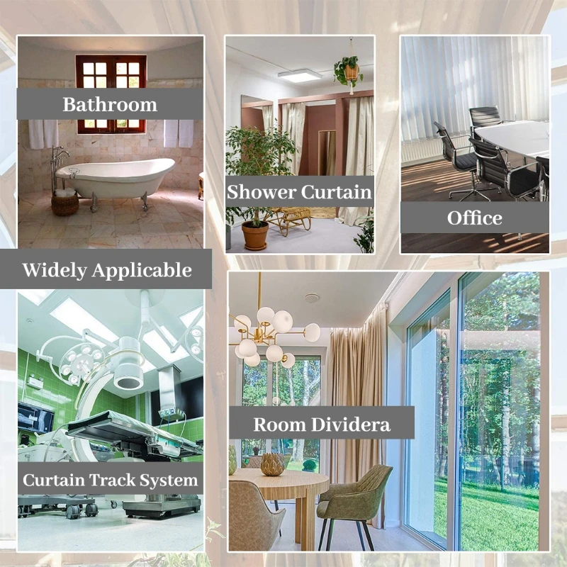 เพดานม่าน Room Divider เพดานสำหรับผ้าม่านอาบน้ำ,ผ้าม่าน RV Drop shipping