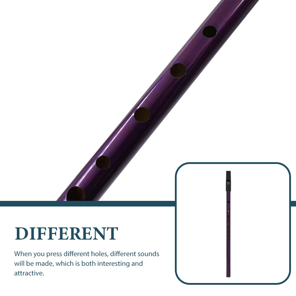 

6 Hole Irish Whistle Metal Clarinet D Tone Flute Soprano Recorder Portable Professional Flute for Beginner Children Music