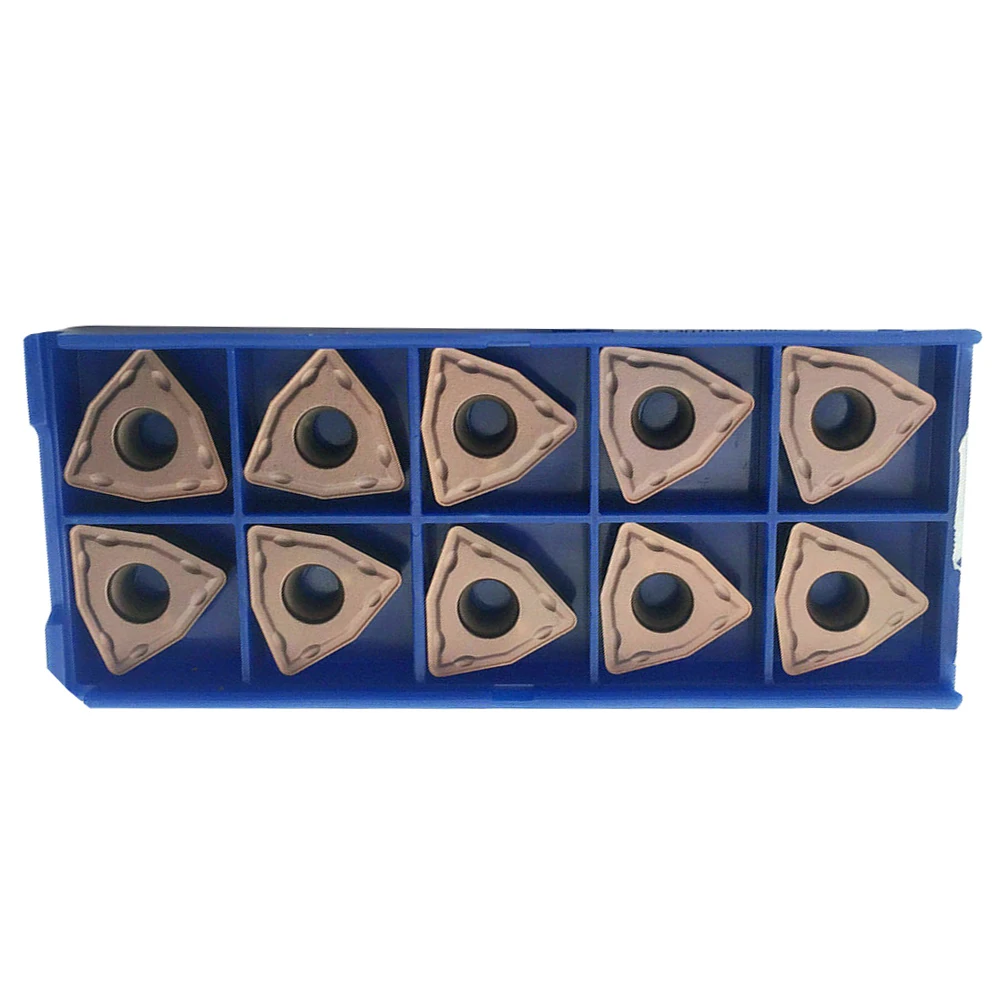 

Set of 10 CNC Machine Tool Inserts WCMX080412FN BP1125 Suitable for Diverse Processing Conditions and Materials