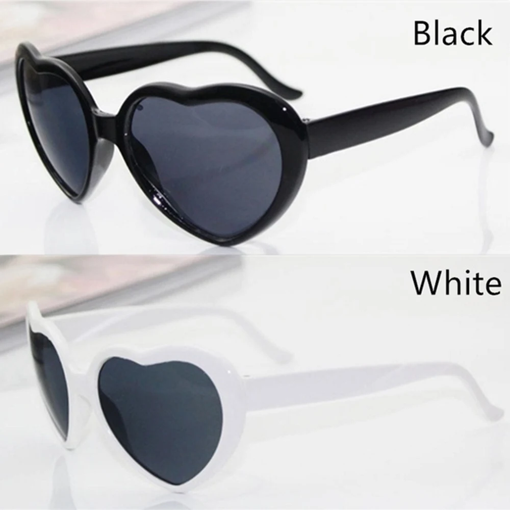 New Gifts Long-lasting Heart-shaped Special Effect Glasses Lights Become Love Image Heart Diffraction Glasses