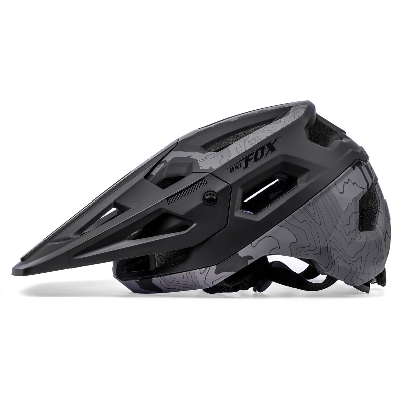 BATFOX-casco de seguridad para bicicleta de montaña, moldeado integralmente, DH