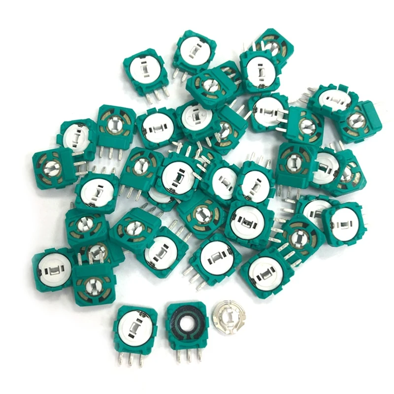 A04R 100Pcs for PS5/PS4 Game Controller 3D Analog Stick Button Sensor Light Part Micro-Type Mini Switch Axis Potentiomete
