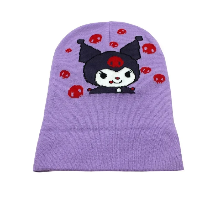 Sanrio Hello Kitty Woolen Hat Anime Action Figure Q Figural Cute Cartoon Children Keep Warm Hat Cap Birthday Gift Christmas Gift