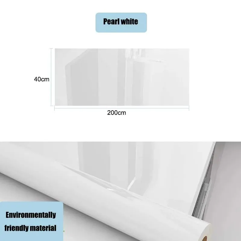 1 Roll of Kitchen Stickers Waterproof and Oil-resistant Self-adhesive Wall Stickers for Cooktop Countertops Tile Cabinets Refurb