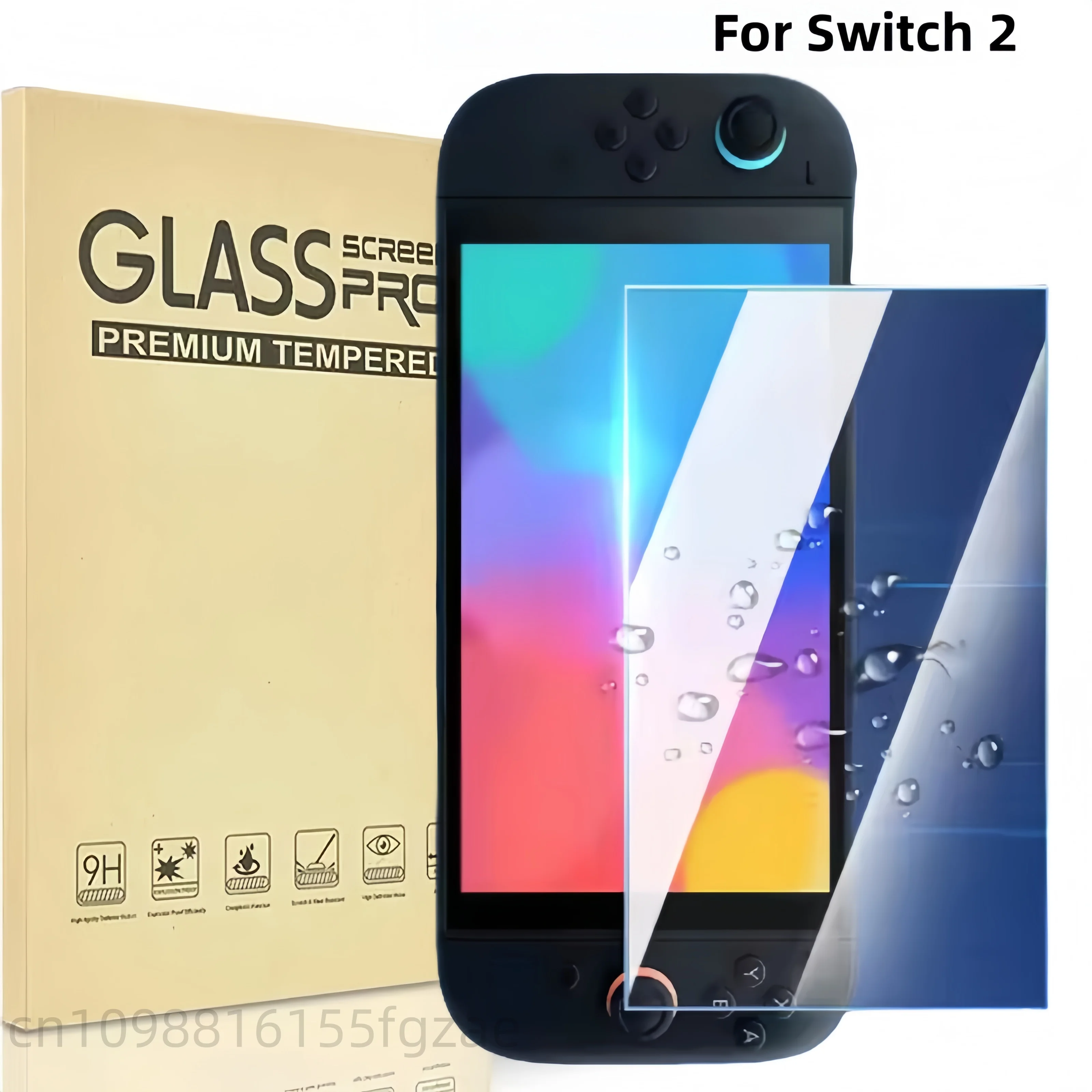 Tempered Glass Screen Protector For Switch 2 HD Clear Protective Anti-Scratch Screen Protector for Nintendo Screen 9H Film Game