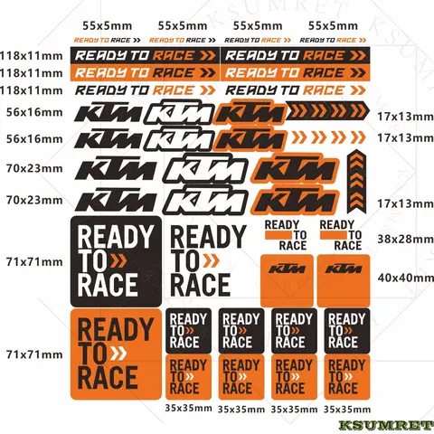 10 best sales केटीएम डिकल्स - №2