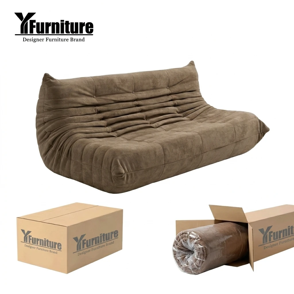 Modular Sectional Sofa Light Weight Eco-Friendly Durable Fabric Compressed Sofa for Apartment and Villa Use
