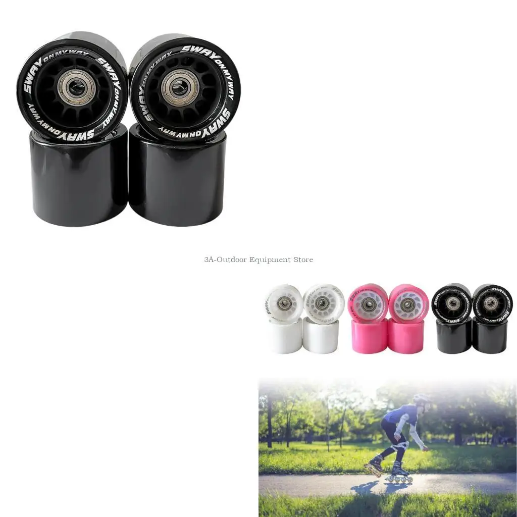 

4LOTS Professional Skateboard Wheel Shocked Поглощающее скейтбордное колесо Стабильности для местности