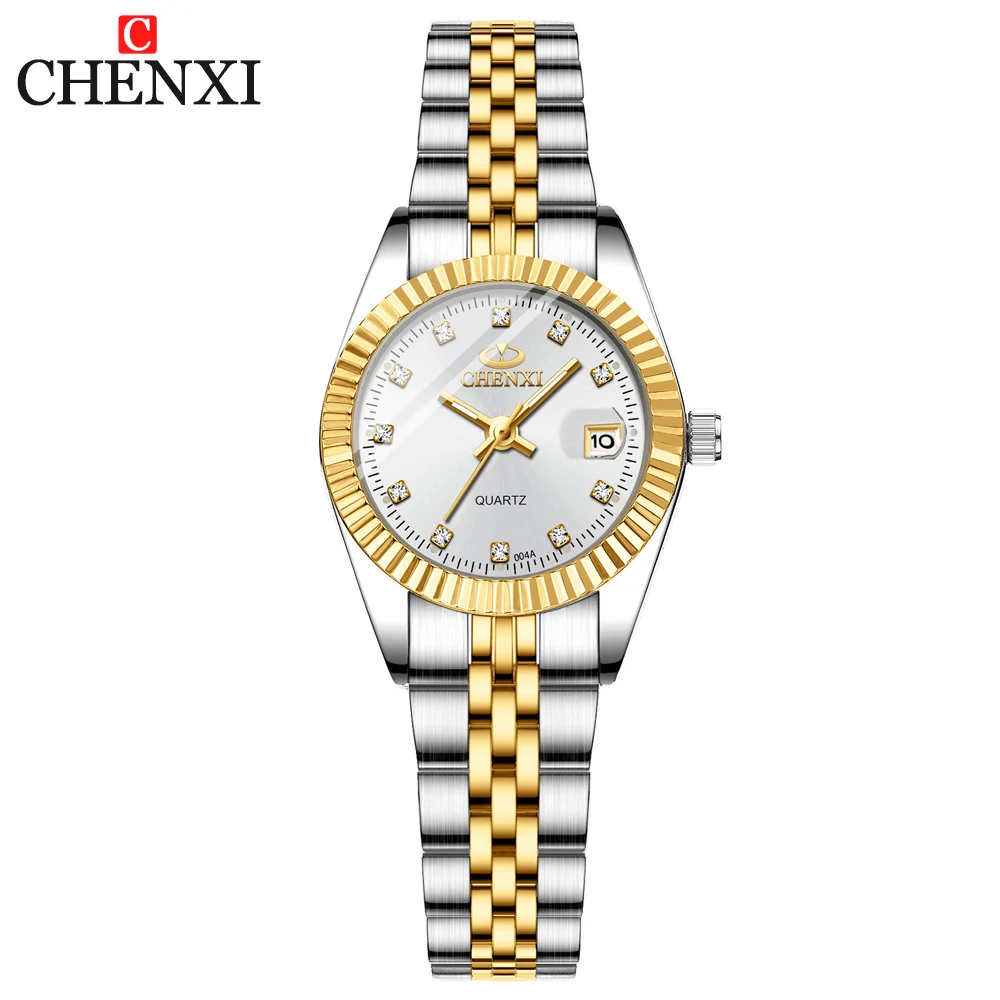 CHENXI Super Hot Sale Luxury Women\'s Watch Quartz Golden Stainless Steel Small Dial Charm Dress Trendy Wristwatch for Fashion La