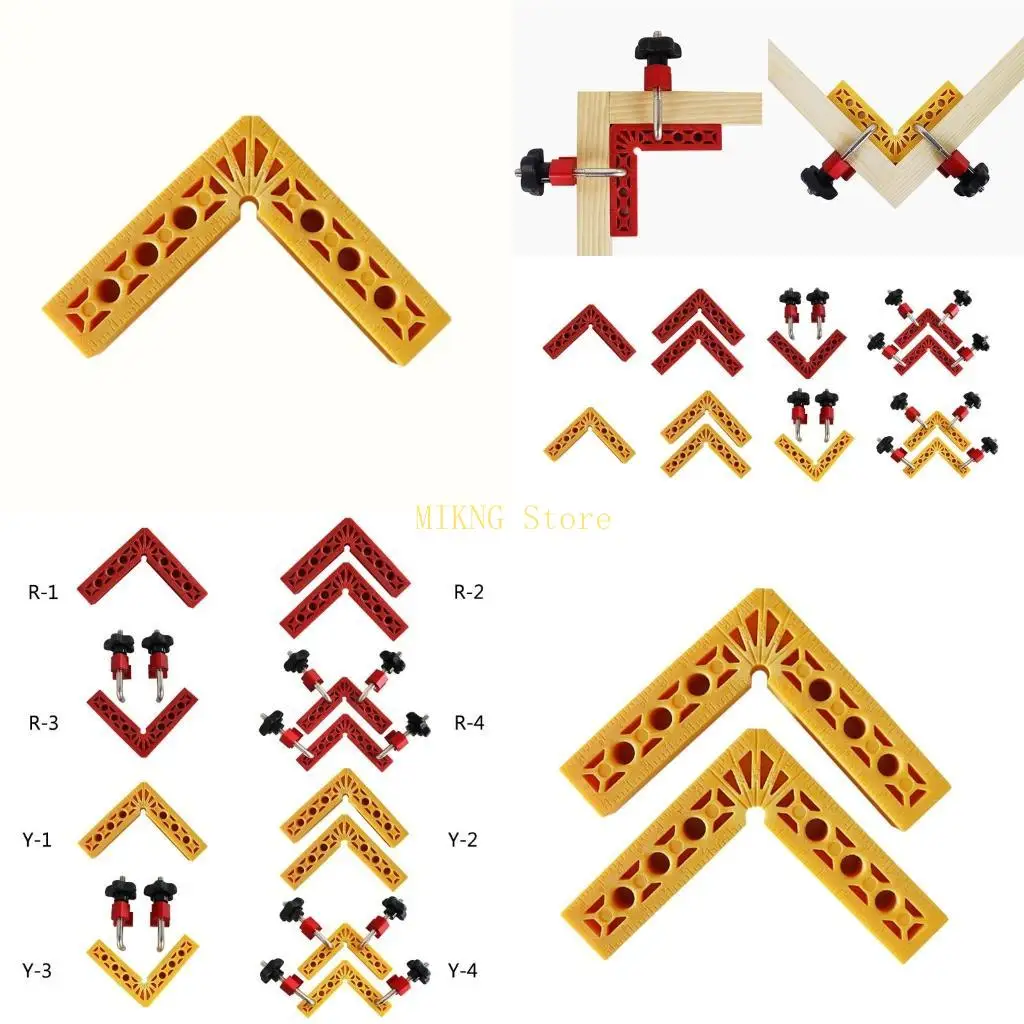 

100mm 90 Degree Positioning Squares, Corner Clamps for Woodworking, Picture Frames, Boxes, Cabinets best sale