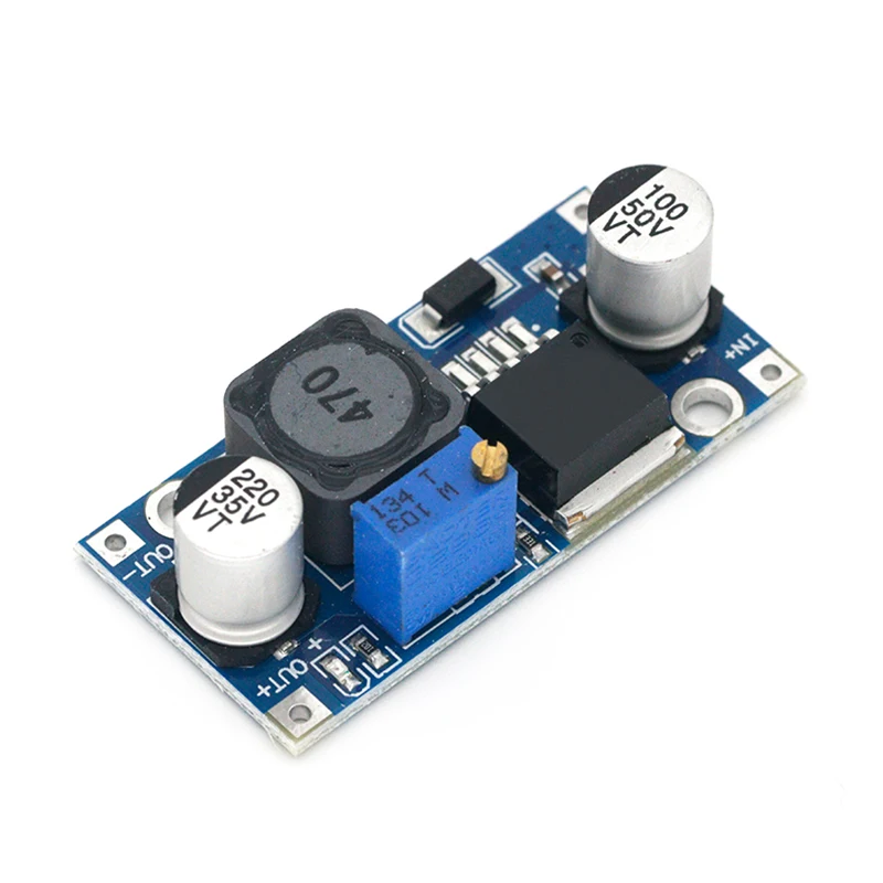 【C】3A Adjustable Step-Down DC-DC Buck Converter Module Power Supply Adjustable Voltage Converter for Electronics