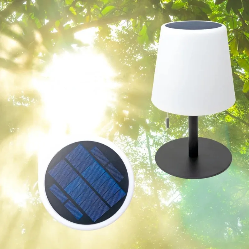 Imagem -01 - Lâmpada de Mesa Solar para Camping e Jardim Carregamento Usb Cores Rgb Reguláveis sem Fio Ip44 Impermeável Iluminação ao ar Livre em 1 lampada de mesa solar para camping e jardim carregamento usb cores rgb regulaveis sem fio ip44 impermeavel iluminacao ao ar livre em 1 01