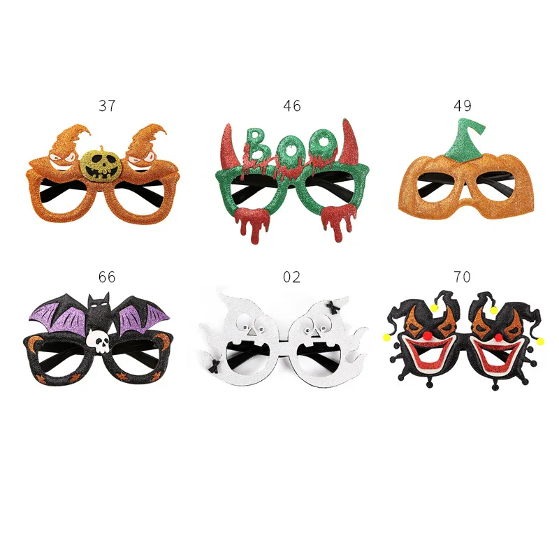 Halloween Party Glasses Headdress Set Kids Party Decoration Spooky Photo Props Adult Ghost Festival Magic Spooky Gift Glasses