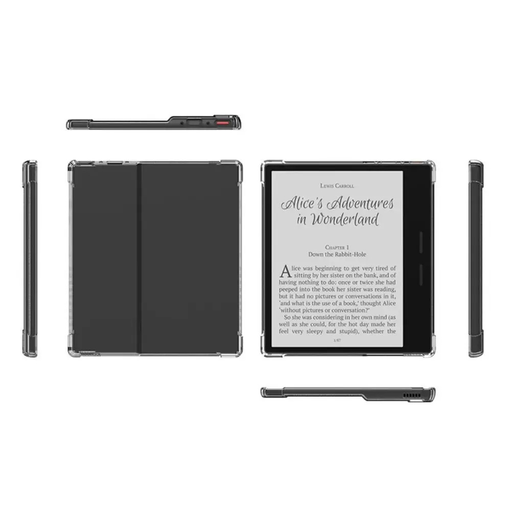 6-7 inch eReader Case Airbag Edge TPU Back Cover Anti Scratch Soft for iReader Ocean2/3/3T/Color7/Light3/3T/Neo2