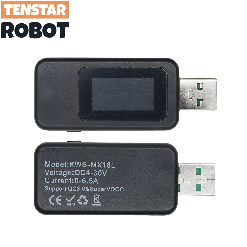 Tester USB 10 w 1 Cyfrowy woltomierz DC Amperimetro Miernik napięcia prądu Amp Volt Amperomierz Detektor Wskaźnik ładowarki Power Bank