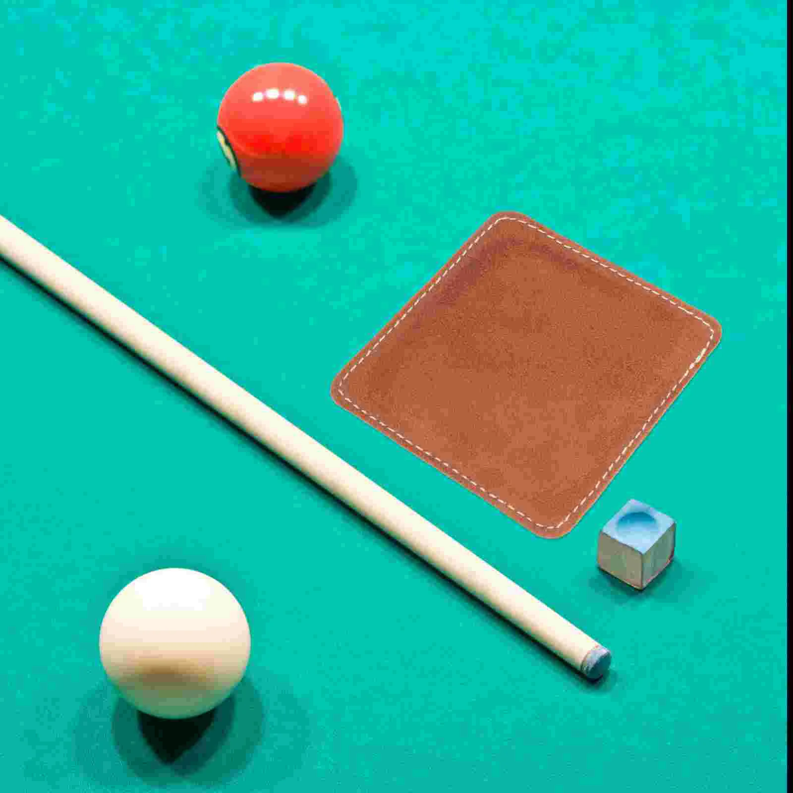 Pool Cue Stick Cloth Wipe The Soft Club Rough on Surface (brown) Infant Towels Snooker Detergent Billiard Coffee