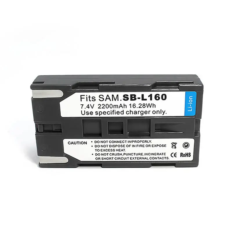 SB-L160 Rechargeable Lithium-ion Battery Pack for Samsung SB-L110A, SBL110A, SB-L160, SBL160, SB-L320, SBL320