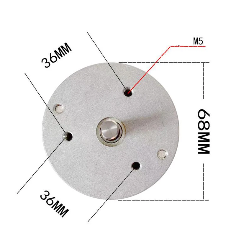 24V 150W 7000rpm High Torque DC Motor Low Noise Dual Ball Bearings Carbon Brush Motor for Mini Bead Lathe Machine Shaft Dia 8mm