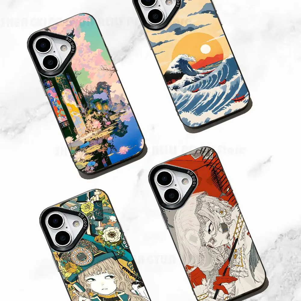 

Ukiyoe Japanese Phone Case For IPhone 17 16e 16 15 14 13 12 11 Pro Max X XR XS MAX Back Cover