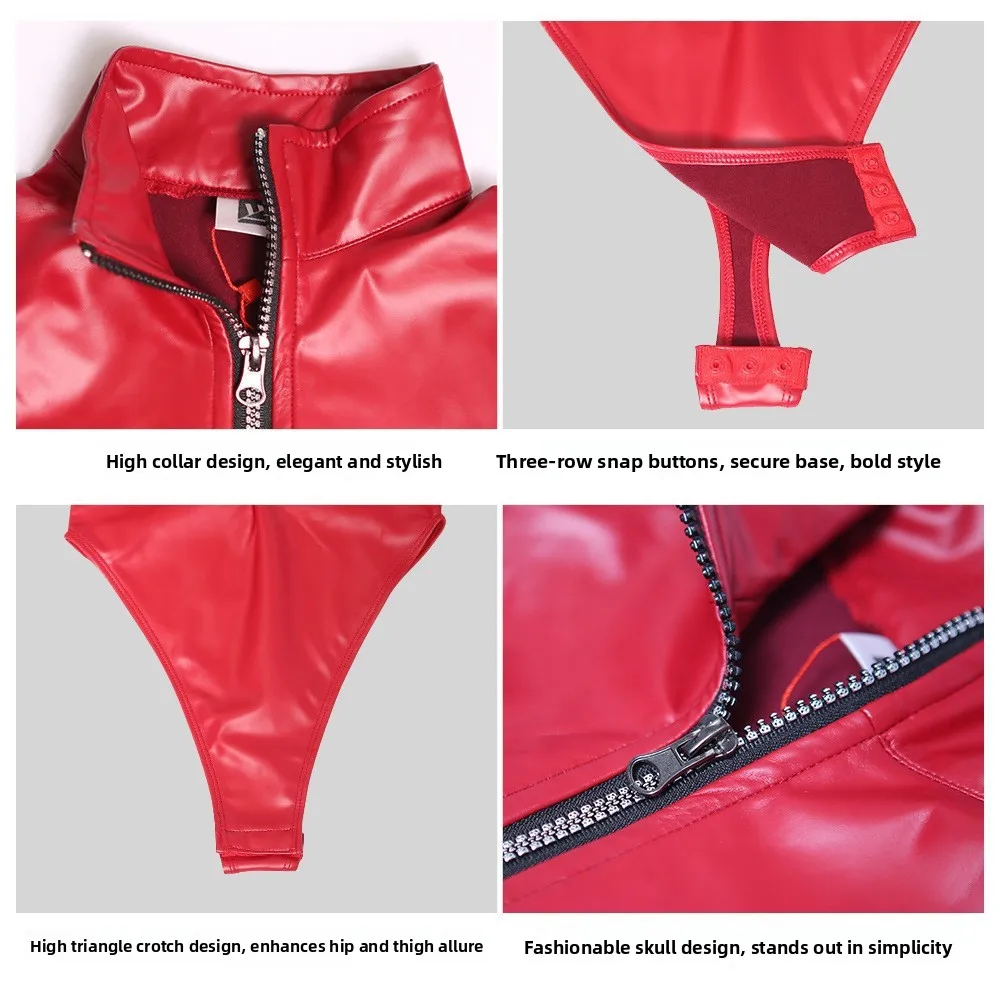 جديد المرأة قطعة واحدة ملابس داخلية عالية سبليت T-المنشعب اللاتكس النايلون الملابس الداخلية البطن التحكم الجمال بدلة للجسم مريحة تناسب #3