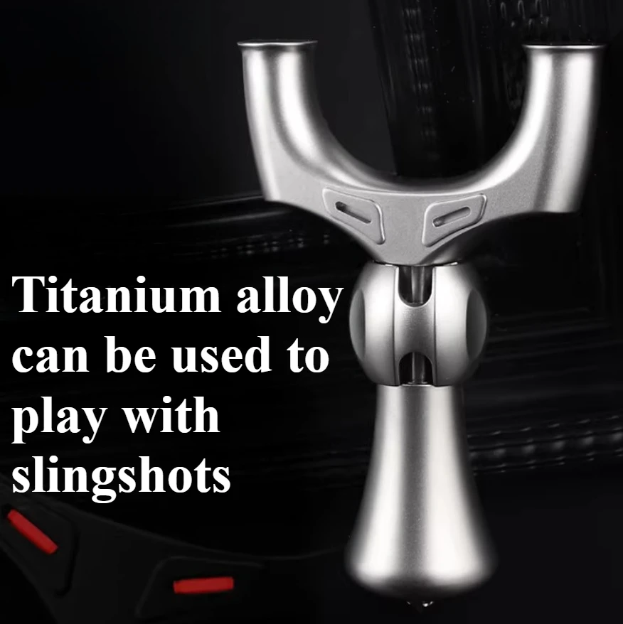 

Titanium Alloy Flexible Slingshot with High-precision Window-breaking Hammer Outdoor High-power Hunting EDC Tool