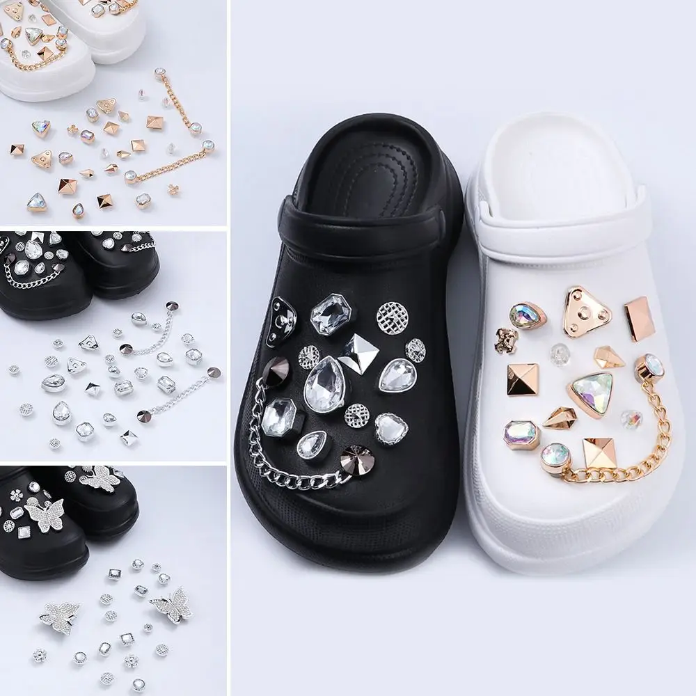 Gifts DIY Diamond Shoes Charms Shell For  Shoes Shoes Chain Decor