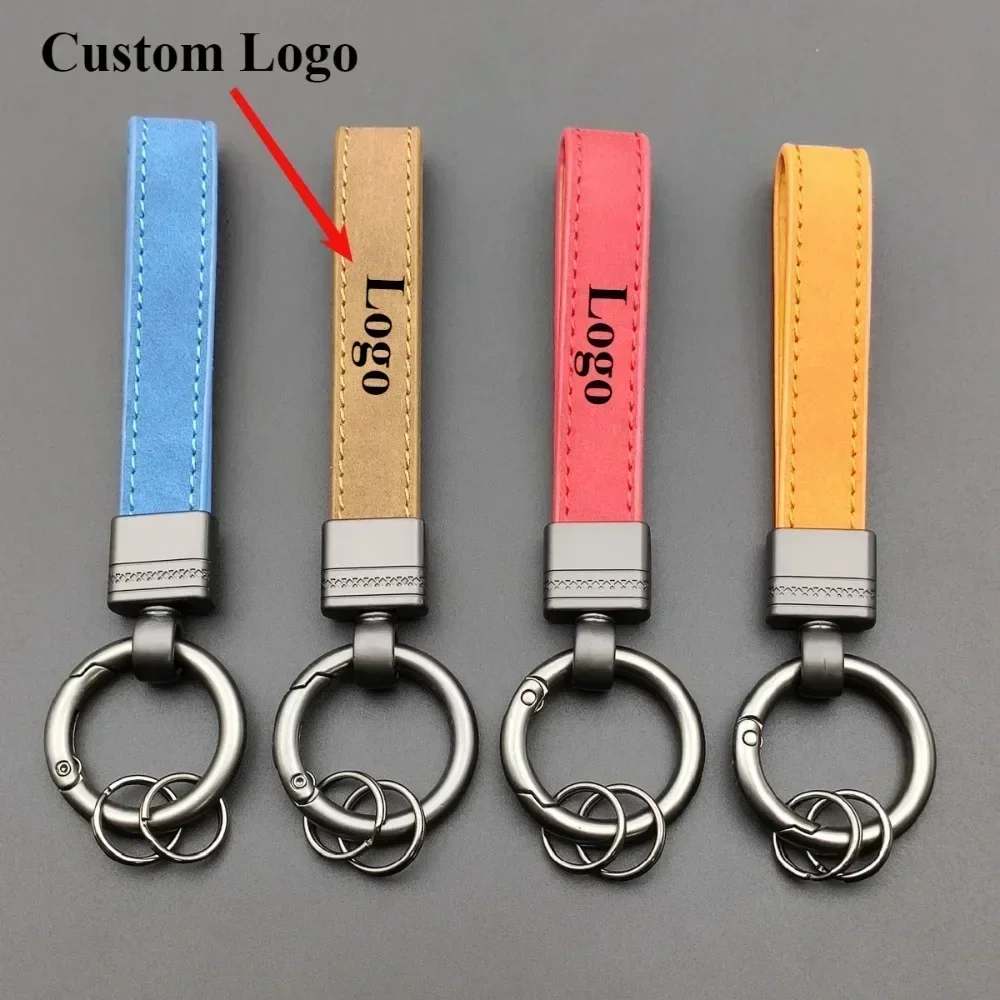 

Portable Trendy DIY Mobile Phone Number Automotive Hardware Car Keychain Keyring Key Chain Ring Leather Metal Souvenir Gift