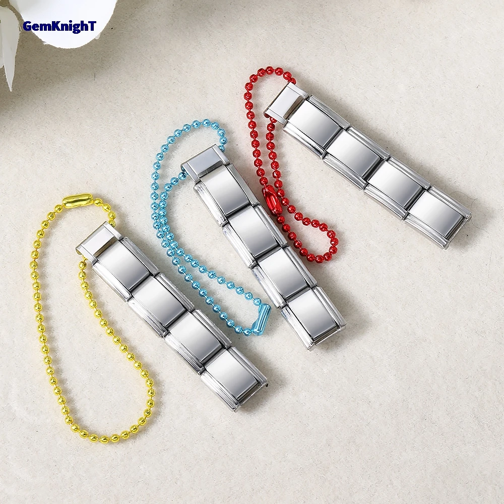 Fashion Fit 9 mm italienisches Charm-Telefonseil aus Edelstahl mit bunten Perlen, Kette, Schlüsselanhänger, Schmuckherstellung, DIY-Geschenk für Frauen – Detail 9