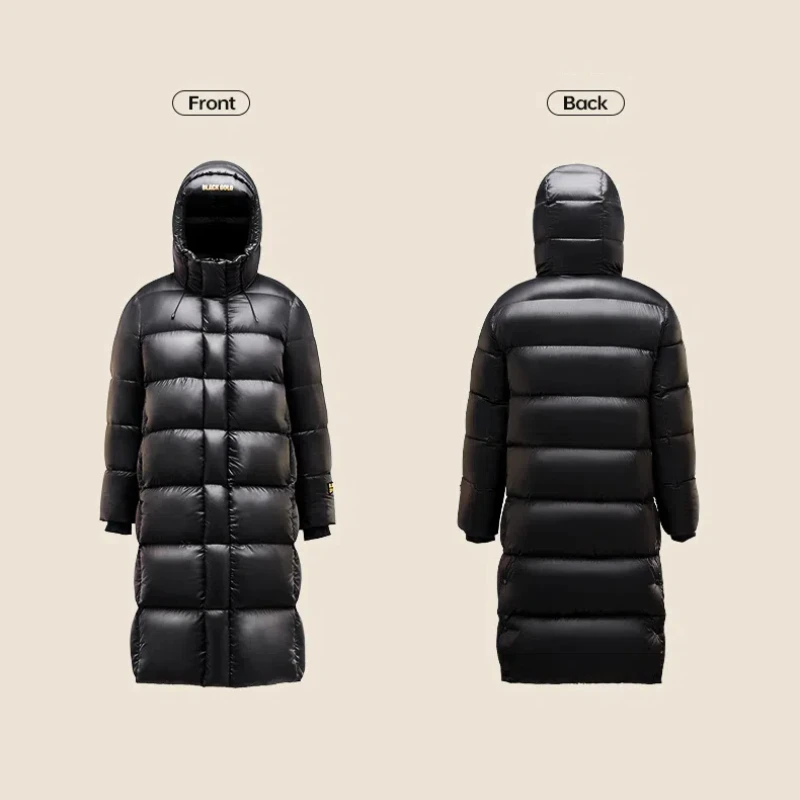 Jackets for Men and Women Winter Black Gold Goose Down Long Coat Waterproof Windbreaker Outdoor Camping Hiking Top Quality