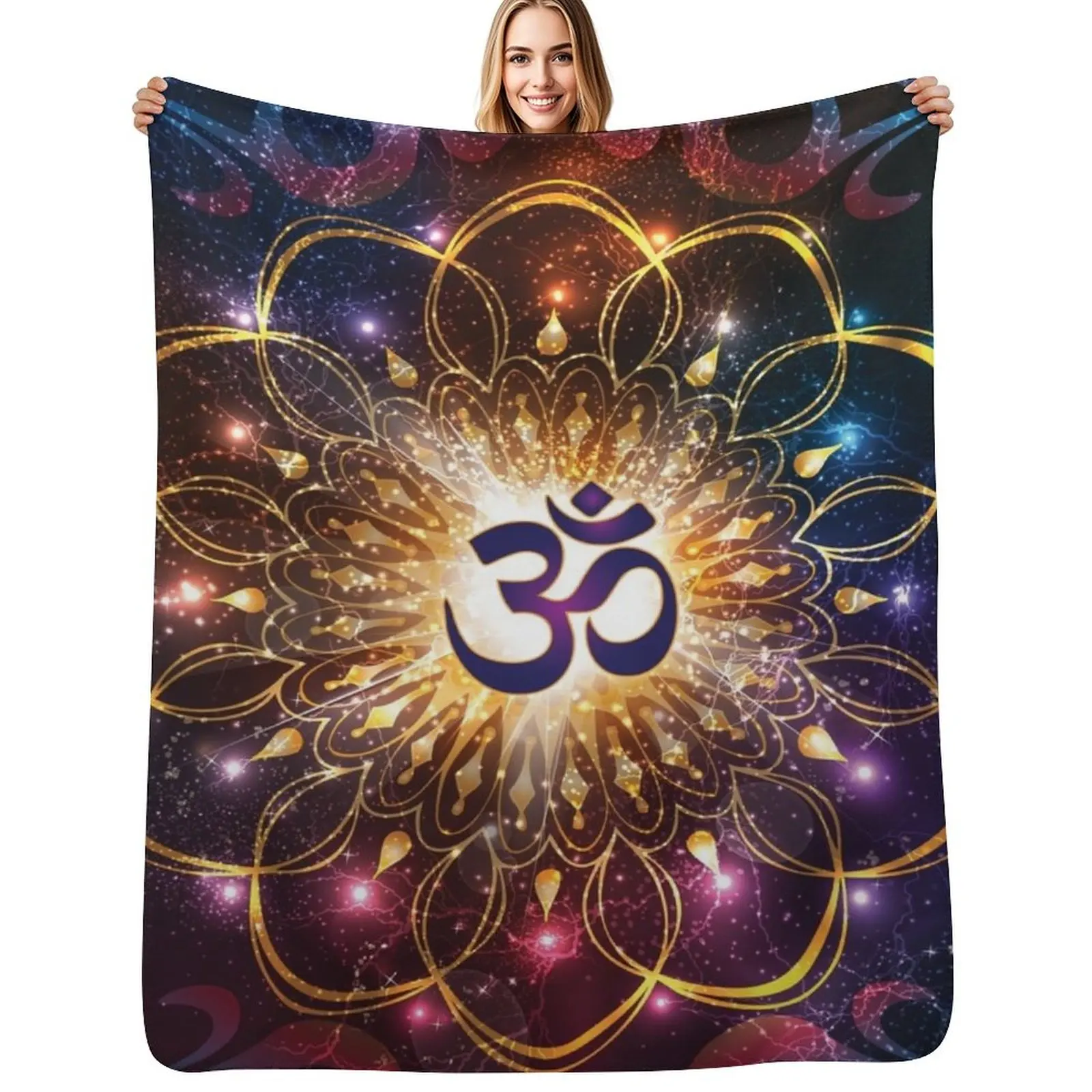 

The higher power of Om - sacred geometry Throw Blanket wednesday For Baby Luxury St Cute Blankets