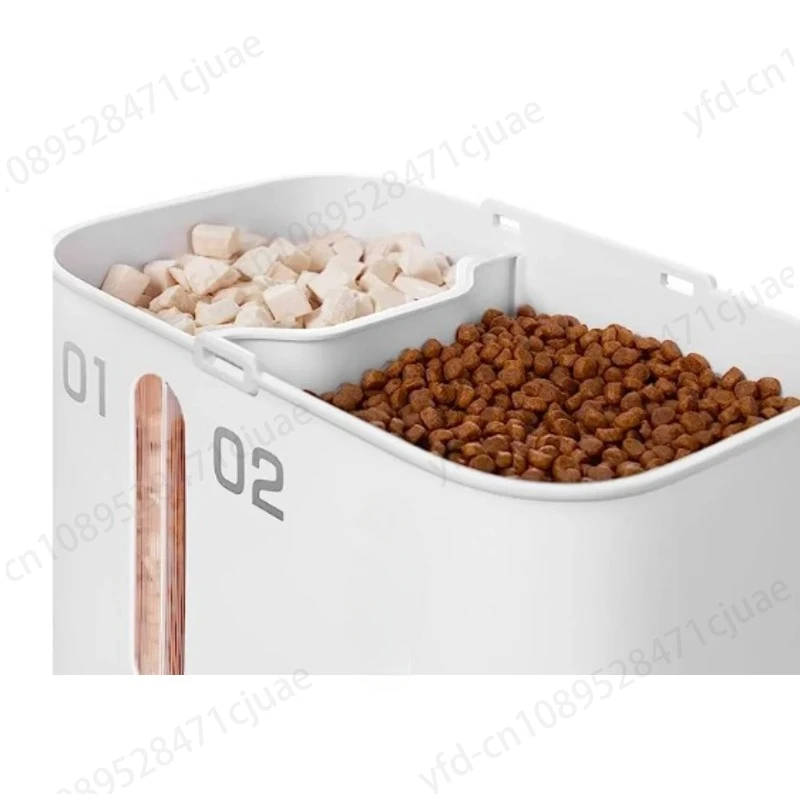 Dual-Hopper with 1080p Camera 140 Degree Wide Angle Lens Large Capacity Automatic Pet Feeder