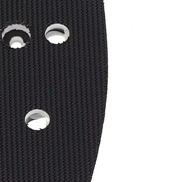 148x98mm Triangular Sanding Pad 7 Holes PU Foam Nylon Backup Plate For For DTS 400 REQ Sander Polishing Disc Replacement