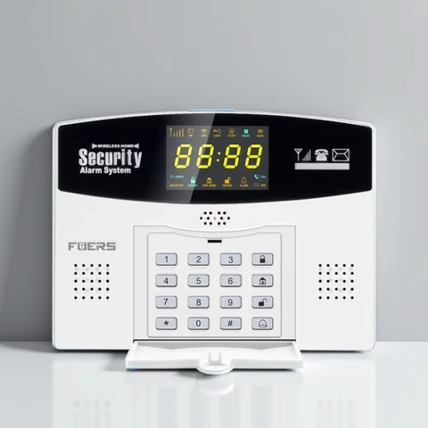 Fuers WIFI 4G 2G GSM Alarm System work with Tuya SmartBurglar Alarm Wireless Wired Security Zone Link Alexa Google Motion Sensor