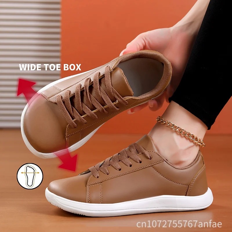 

New Men's Wide Toe Barefoot Shoes Mens Womens Zero Drop Minimalist Sneakers Retro Outdoor Non Slip Walking Shoes Casual Sneaker