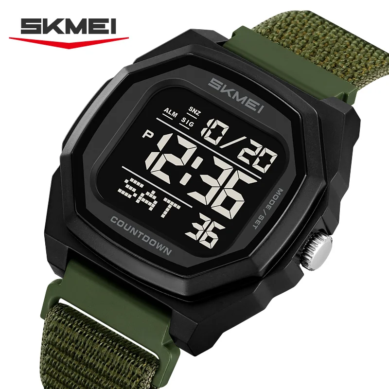 

SKMEI водонепроницаемые часы с датой и электроникой, военные спортивные цифровые наручные часы для мужчин и женщин, будильник, хронограф, часы Reloj Hombre