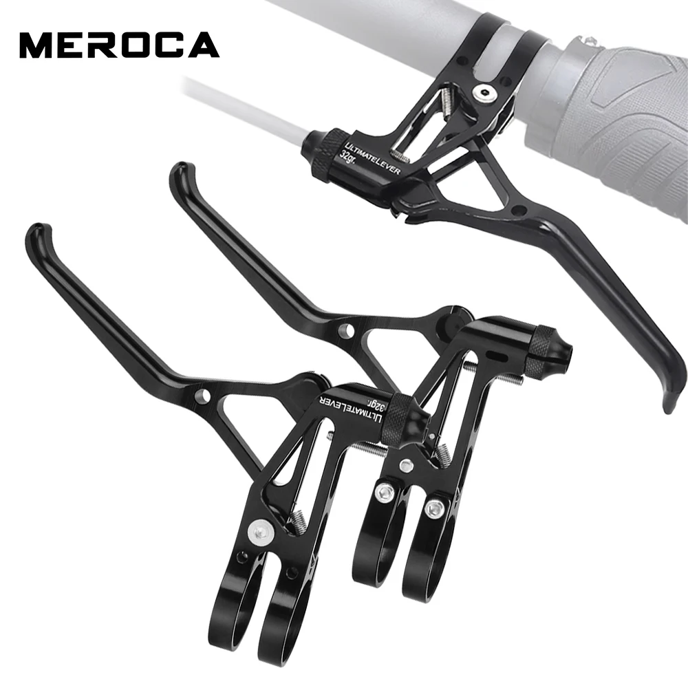 AliExpress NONE MEROCA 14/16/20 Inch BMX Bicycle Ultralight CNC 64g Brake Lever Folding Bike For Brompton V Brake Handle Levers bicycle brake