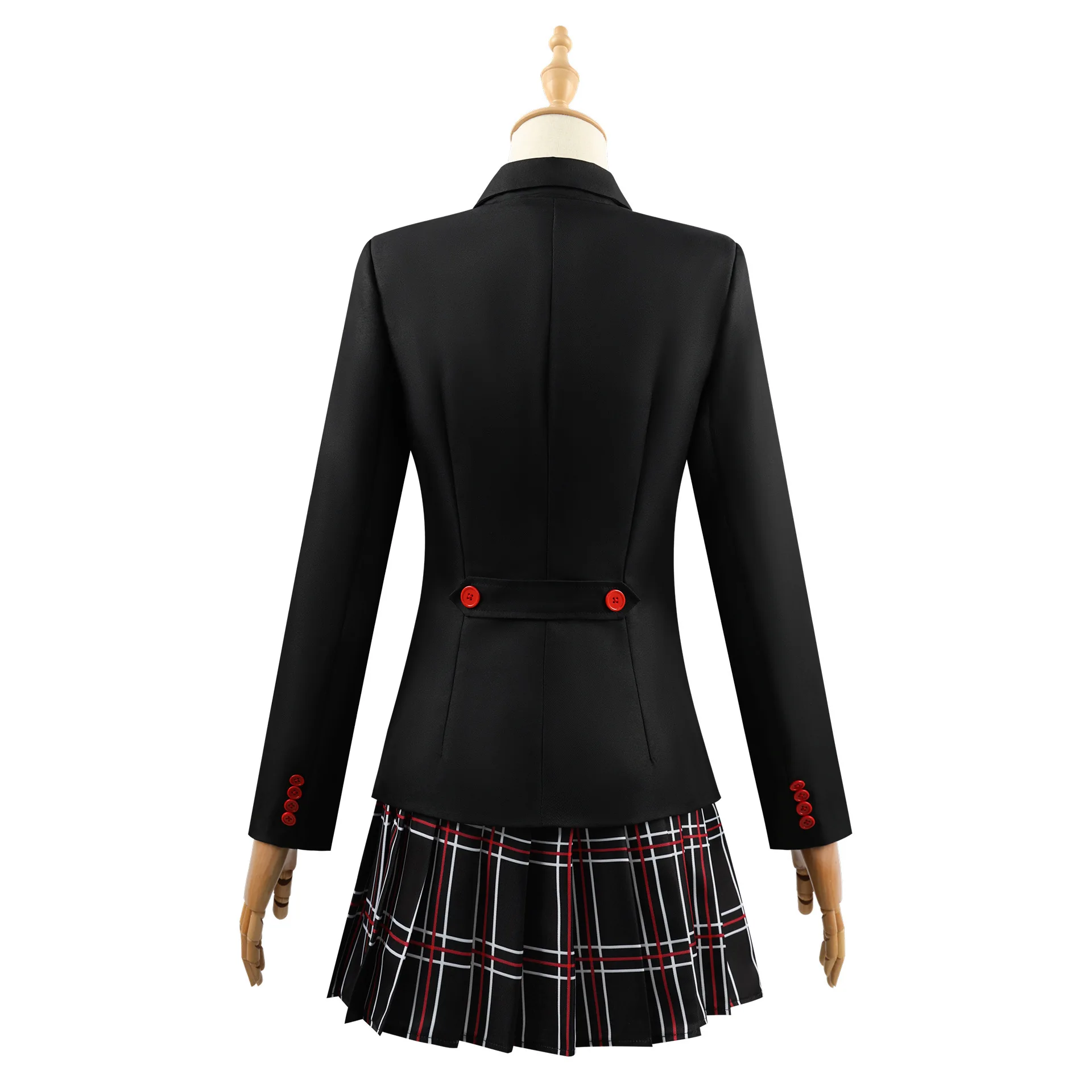 Persona 5-Costume de Cosplay Kasumi Yoshizawa, Uniforme Imbibé d'Insigne Sв, Robe de ixd'Halloween, Tenue de Jeu pour Fille et Garçon