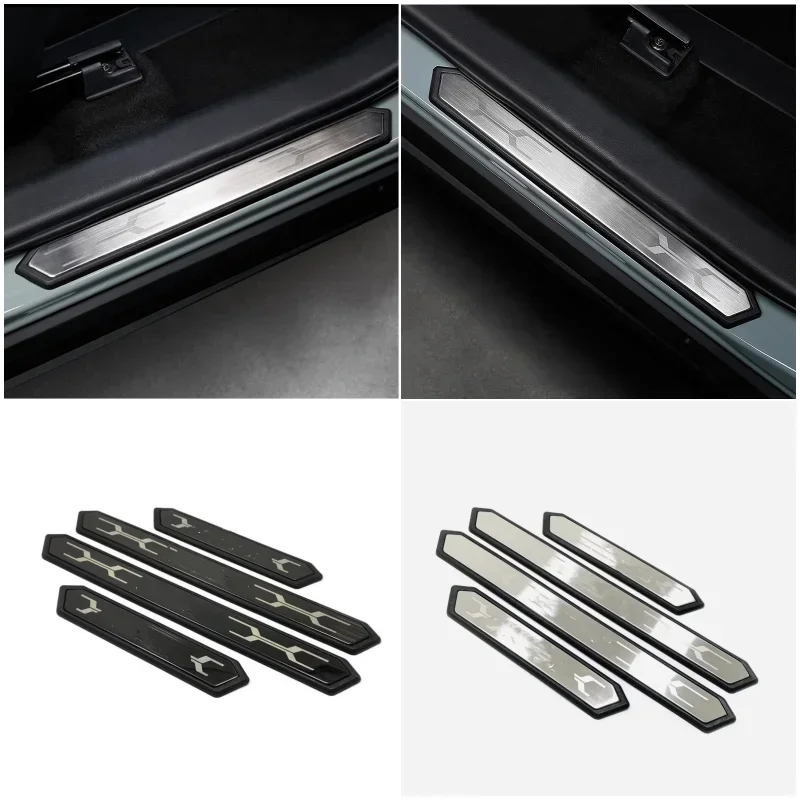 Für Toyota RAV4 XA50 2019 2020 2021 2022 2023 2024 2025 Tür-Schwellen-schutz Pedal-verschleiss-Platte Abdeckung Trim auto Styling Zubehör – Detail 11